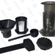 Piston style brewers are never going to be the most space efficient, but the Aeropress is still probably small enough to keep in your pack, and is used by even the fussiest coffee lovers at home because of how much flavor it can extract.